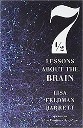  Feldman Barrett - Seven and a half lessons about the brain - white letters on a black background with blue and purple neural networks