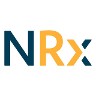 NeuroRx logo - blue letter N, yellow letter R, yellow and blue letter x