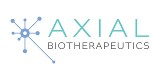 Axial Therapeutics logo - Company name with image of an axon with arrows pointed in different directions